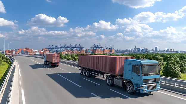 Highways, Trucks, and Ports photo