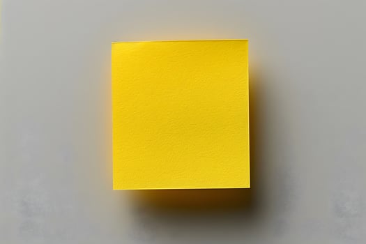 Minimalist Yellow Square on Neutral Background - Geometric Design Concept for Modern Decor photo