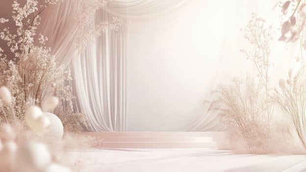 Wedding party decoration scene background photo