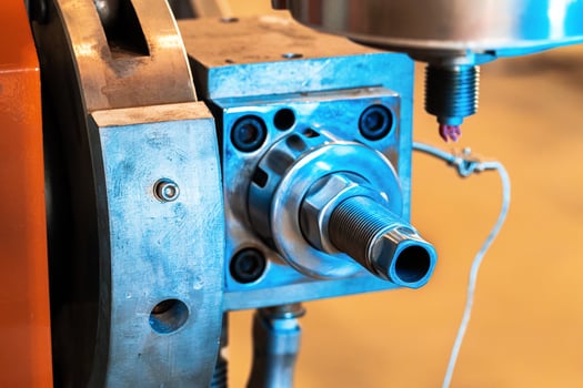 Industrial automotive machine tool equipment parts details close up photo
