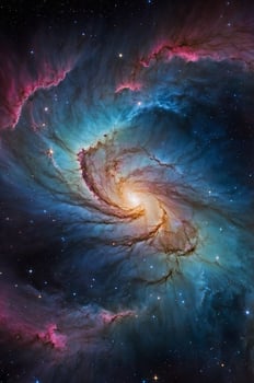 The orion nebula, a large nebula in the constellation of orion photo