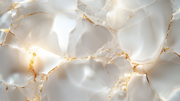 Elegant white marble with golden veining showcasing natural beauty and intricate patterns in a stunning design photo