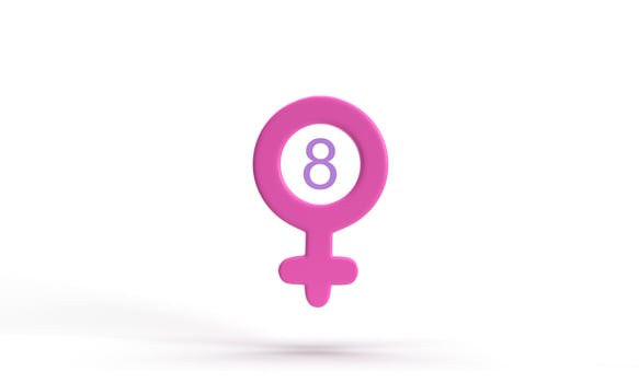 Sign symbol 8 eight number date day march month international object pink red orange color sex icon lady female woman girl her lady human right cancer beautiful feminism happy support help fight wc photo