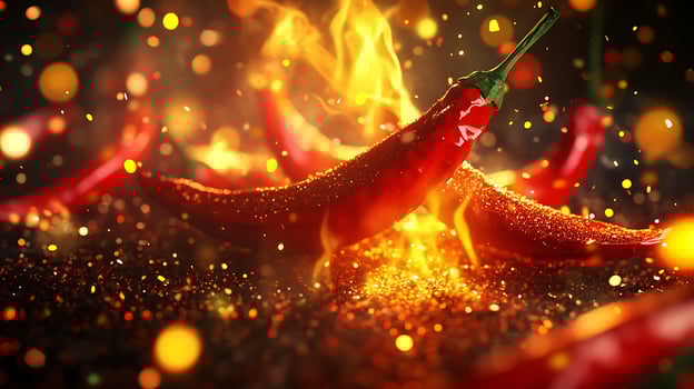 Beautifully Lit Spice Close-Ups in Hyper-Realistic High-Resolution Photography photo