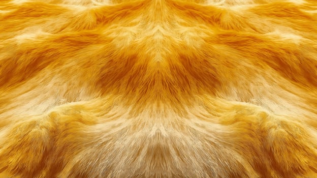 Golden fur texture background photo