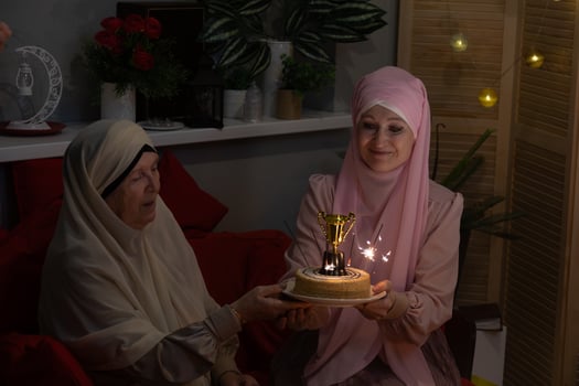 A woman wearing a hijab photo
