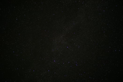 Starry sky in a clear and cold night photo