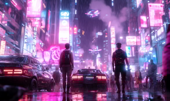 Cyberpunk 2077, neon lights, neon lights, neon lights, neon lights, neon photo