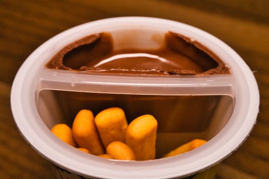 chocolate dip snack photo