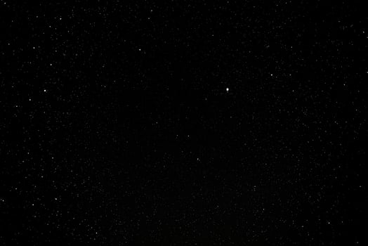 Stars on a clear and black sky photo