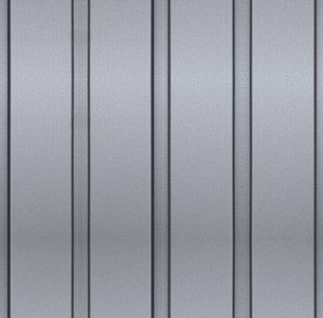 Seamlessly tileable texture of corrugated metal plates photo