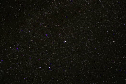 Clear night sky with a lot of stars photo