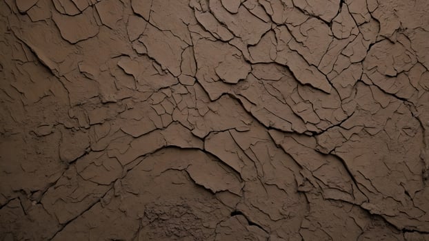 A close up of a brown wall with cracks photo