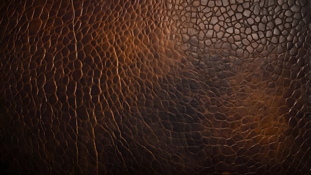 A brown leather texture with a dark pattern photo