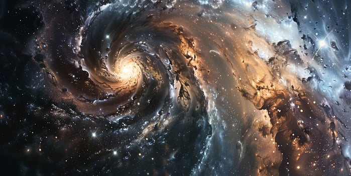 Whirlpool Galaxy interacting with companion galaxy, picture photo