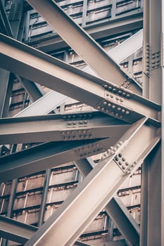 Bridge frame closeup photo