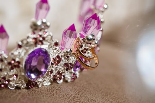 wedding accessories bride on the wedding day photo