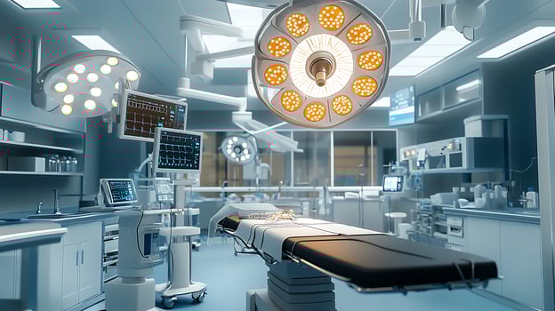 Advanced Medical Technology in a High-Tech Operating Room Environment photo