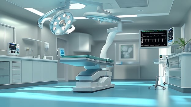 Modern Medical Room Highlighting State-of-the-Art Equipment for Precision Care photo