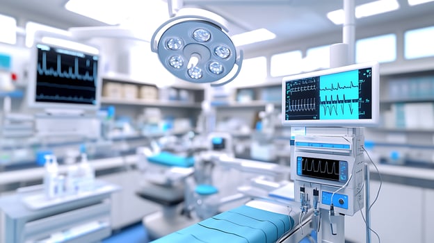 Revolutionary Healthcare Equipment in a Modern Surgical Room Environment photo