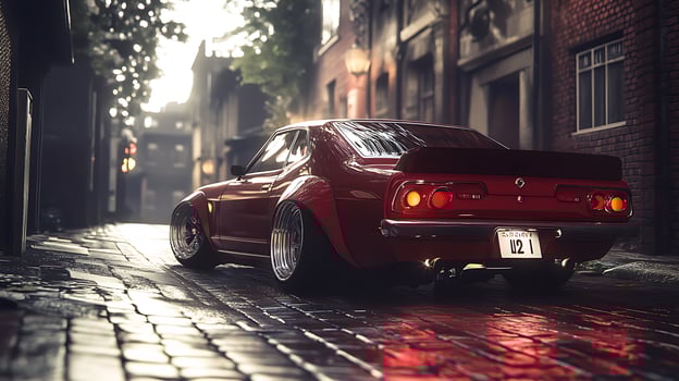 Sleek Car Close-Up Photography Highlighting Every Detail of Design photo