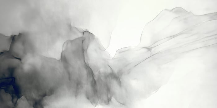 Abstract grayscale ink art, fluid design photo