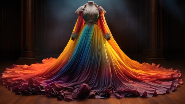 Vibrant and Stunning Couture Gown photo