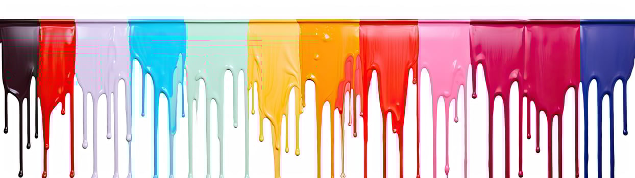 Colorful paint drips background photo