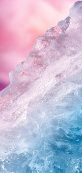 Frozen ice crystal abstract background photo