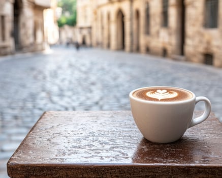 coffee in old town square photo