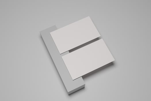 Business card Blank Mockup Photo for mockup creating