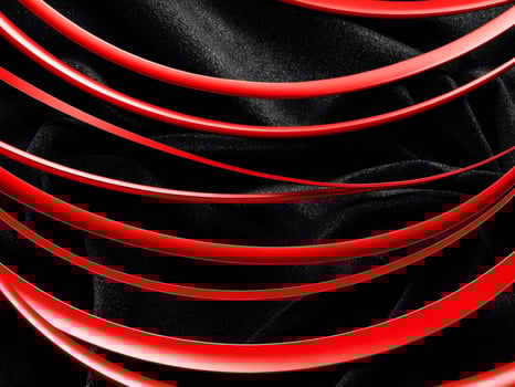 dynamic red stripes on abstract black background vibrant and modern design photo
