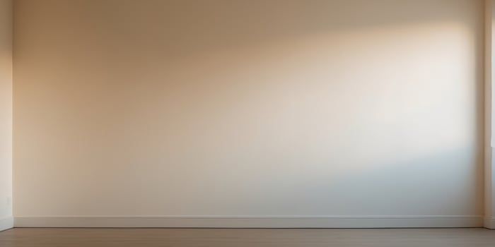 The background for online presentations and virtual meetings should be a clean and simple light color wall empty room photo