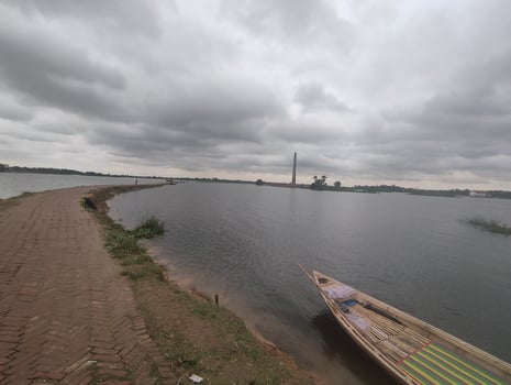 River view with Board. photo