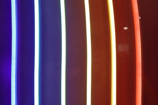 Vibrant Neon Stripes Brightly Illuminating Modern Artistic Expression Through Contemporary Art photo