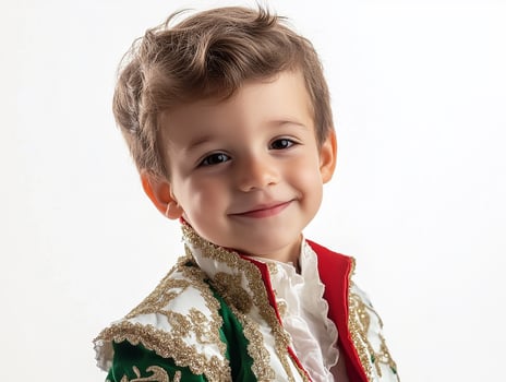 A little boy in a traditional spanish costume photo