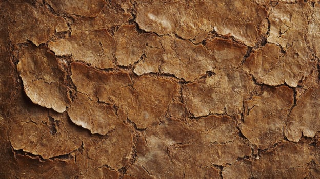 Close Up View of Baked Bread Crust photo