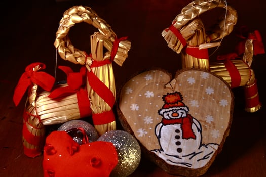 Its all ready for the Christmas tree photo