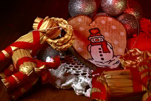 Its all ready for the Christmas tree photo