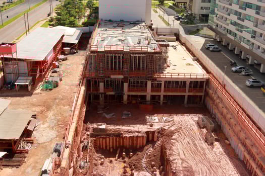 Brasilia, Brazil, DF December 19 2024 Construction of a New Apartment Building in the 311 block of Noroeste, Brasilia photo