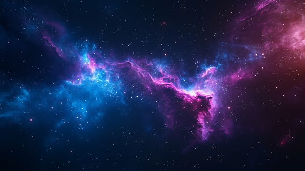 A space filled with stars and nebulae photo