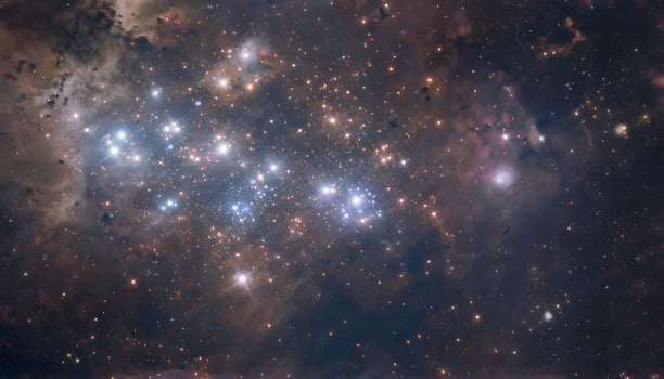 The star cluster in the constellation of carina photo