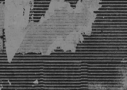 Distressed black and gray grunge texture with horizontal stripes and rough details, perfect for abstract backgrounds and overlays. photo