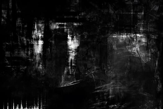 Dark textured grunge background with abstract streaks, scratches, and rough surface patterns. photo