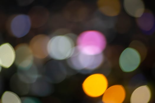 Colorful abstract bokeh effect for background photo