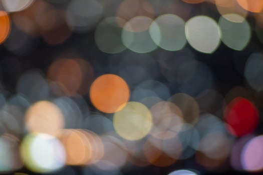 Colorful abstract bokeh effect for background photo