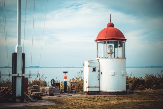 Small lighthouse background photo
