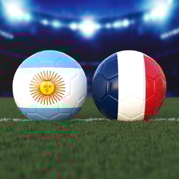 Argentina vs. France Soccer Match photo