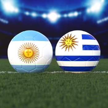 Argentina vs. Uruguay Soccer Match photo
