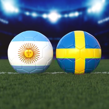 Argentina vs. Sweden Soccer Match photo